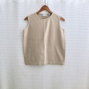 Vintage Croft & Barrow Cotton Tank Top • L